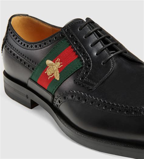 gucci leather lace up mens shoes|Gucci formal shoes.